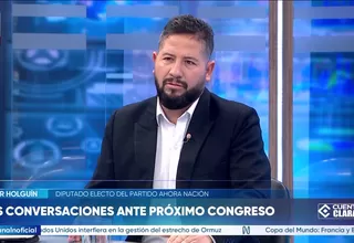 César Holguín: Con Obras, Juntos por el Perú y eventualmente el Buen Gobierno se está tentando tener un bloque democrático
