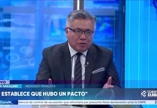 César Nakazaki: Lo más probable es que la prescripción beneficie a Roberto Sánchez