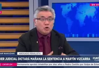 César Nakazaki: El soborno está perfectamente probado en el caso Vizcarra