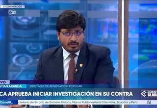 Christian Aranda: Hubo un error por parte de mi despacho y la responsabilidad política la asumo yo