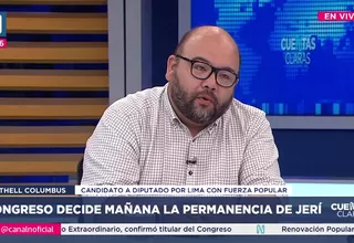 Columbus: Defender la estabilidad del país no es un tema de interés ni de cálculos