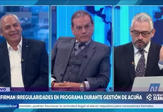 Confirman irregularidades en programa durante gestión de Acuña