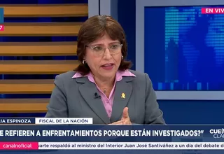 Delia Espinoza: Ningún peruano está exento de ser investigado