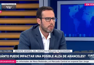 Diego Macera: Aún no está claro a qué productos agrícolas se aplicaría el eventual alza de aranceles por parte EE. UU.