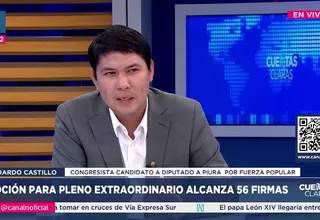 Eduardo Castillo: Probablemente José Jerí no llegue a 28 de julio