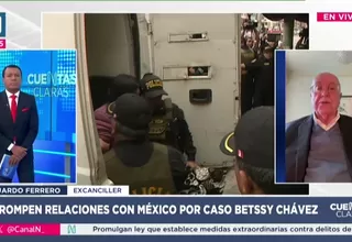 Eduardo Ferrero: "Las relaciones consulares se mantienen"