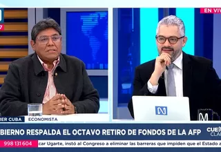 Elmer Cuba sobre el MEF: Nada de lo que dice hoy el ministro hace sentido