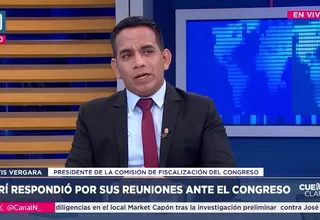 Elvis Vergara: Las explicaciones de José Jerí no son convincentes