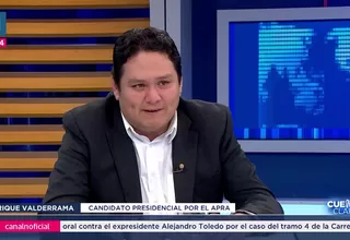 Enrique Valderrama: César Acuña gobernó con Dina Boluarte
