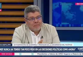 Enzo Deflippi: El MEF  nunca ha tenido tan poco peso en las decisiones políticas como ahora