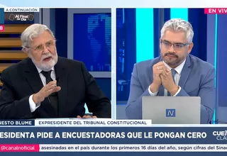 Ernesto Blume: Ya no hay Policía de investigación