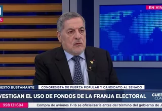 Ernesto Bustamante: Hay que cuidar cómo se gasta la plata