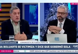 Ernesto Bustamante: El mal menor era tener a Boluarte