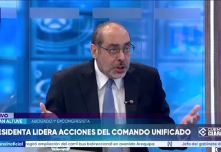 Fernán Altuve: Hay que darle tiempo al comando unificado