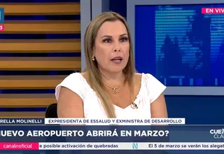 Fiorella Molinelli: Las autoridades se tiran la pelota con el aeropuerto Jorge Chávez