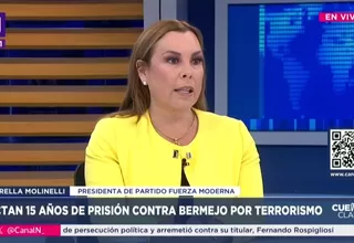 Fiorella Molinelli: Sentencia contra Guillermo Bermejo es un golpe a la legitimidad del Congreso