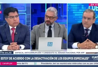 Fiscal Tomás Gálvez desactiva equipos especiales
