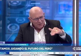 Francisco Calisto Giampietri: Keiko Fujimori va ser investida como presidenta, le gusto o no a Roberto Sánchez