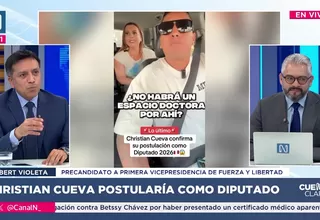 Gilbert Violeta: No creo que el video signifique que llevemos a Cueva