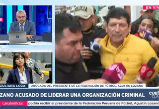 Giulliana Loza: No hay nada ilegal, ni indebido en el caso de Agustín Lozano