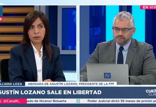 Giulliana Loza: Si van a privar de la libertad a Agustín Lozano, debes tener un sustento