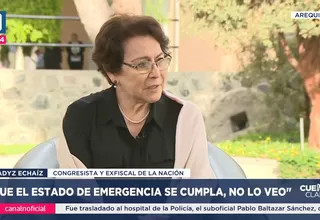 Gladys Echaíz: Algunos jueces te ponen detenciones como condena