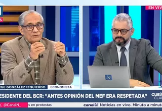 González Izquierdo advierte que el MEF está perdiendo peso por presión política