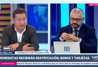 Guido Bellido: Donaré mi bonificación