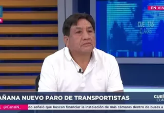 Héctor Vargas: El paro de transportistas representa un llamado de atención a la propia ciudadanía