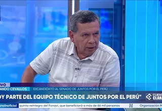 Hernando Cevallos: Soy parte del equipo técnico de JP
