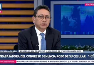 Humberto Abanto: Decir que el Congreso es un prostíbulo es desproporcionado