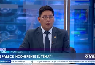 Ilich López: Las afirmaciones de José Balcázar le generan problemas al país