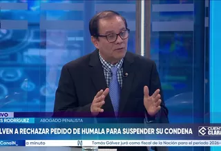 James Rodríguez: Otorgar la suspensión a Ollanta Humala implicaría un riesgo procesal