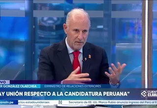 Javier González Olaechea dio detalles de su postulación como director general de la OIT
