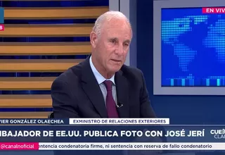 Javier González-Olaechea: Foto entre embajador de EE.UU. y Jerí no representa que Perú esté sometido