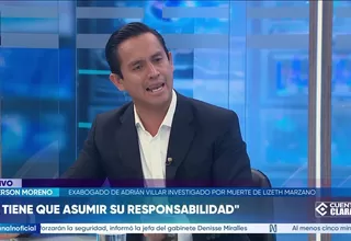 Jefferson Moreno: Mi tesis es de aceptación de fuga de Adrián Villar