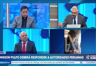 Jhonsson Pulpo deberá responder a autoridades peruanas