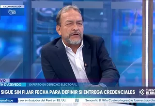 JNE sigue sin fijar fecha para definir si entrega credenciales