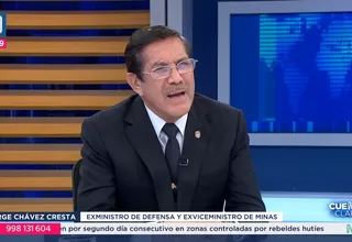 Jorge Chávez Cresta: Se debería establecer una estratégica para enfrentar a la minería ilegal