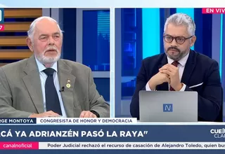 Jorge Montoya: Daremos una señal política sacando a Gustavo Adrianzén