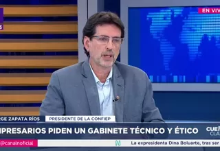 Jorge Zapata: Esperamos un gobierno coherente