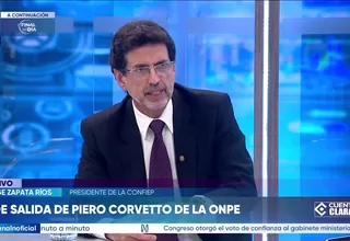Jorge Zapata Ríos: Hubo torpeza y mala gestión desde la ONPE
