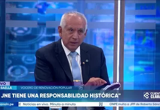 José Baella: Antauro es un aliado de Roberto Sánchez