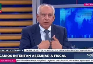 José Baella: El sicariato existe porque no se regulan las armas en el país