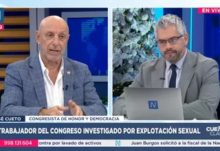 José Cueto: He escuchado voces de censura contra Eduardo Salhuana