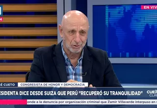 José Cueto: La pensión es parte del patrimonio