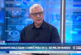 José Elice: El presidente de la República tiene muy poco poder