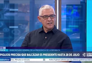 José Elice sobre entrega de banda presidencial: Las cosas se tienen que hacer respetando las formas