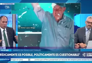 José Naupari: La ley dice que la nulidad se debe entender como una excepción y no como la regla