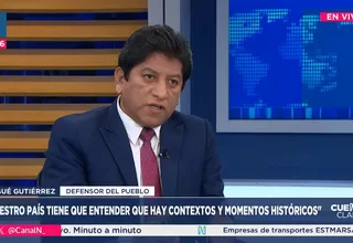 Josué Gutiérrez: APEC es una oportunidad para que jefes de Estado sientan que Perú es un país estable